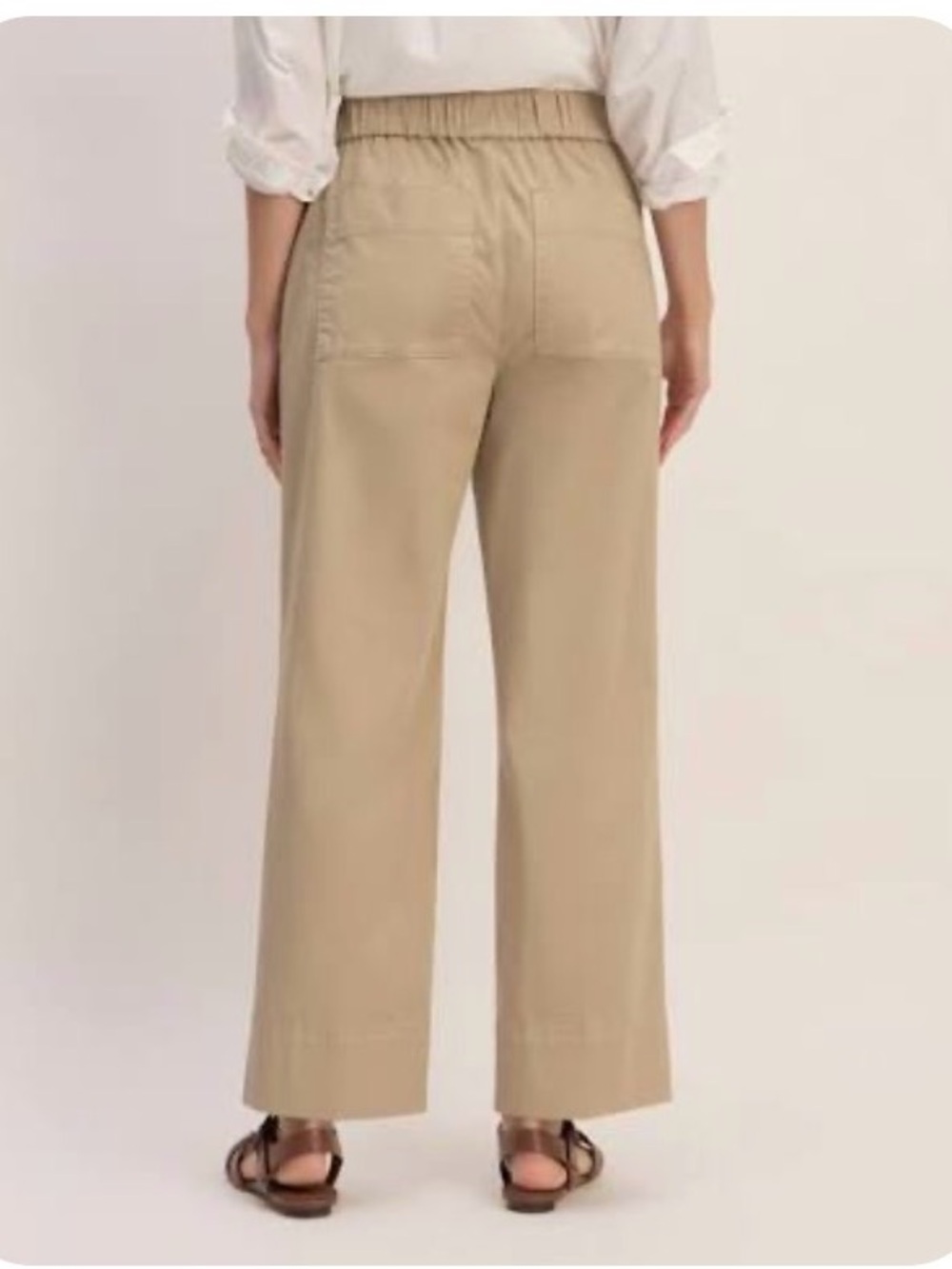 Everlane Easy Chino Pants, Size 12, Warm Khaki